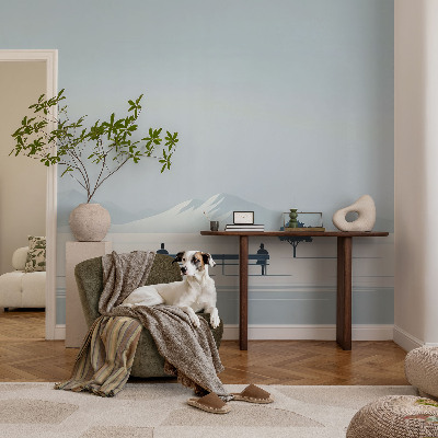 Peel and stick fototapet Minimalistiskt landskap