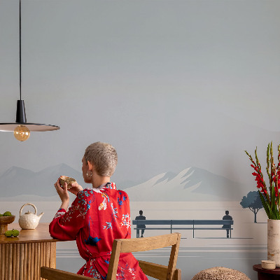 Peel and stick fototapet Minimalistiskt landskap