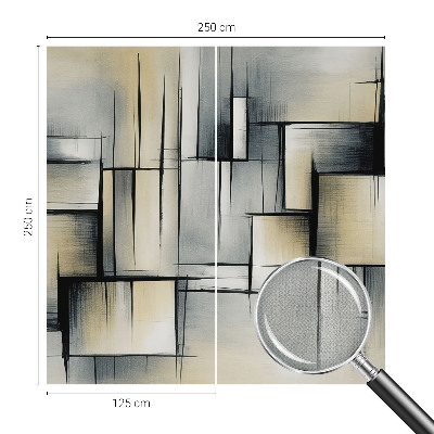 Fototapet barn med abstrakt geometrimönster