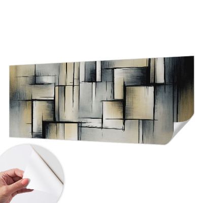 Fototapet barn med abstrakt geometrimönster