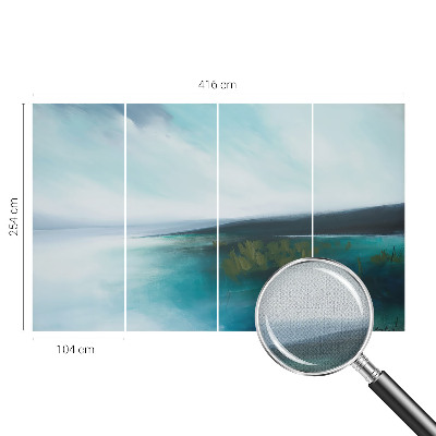 3D fototapet Vattenharmoni