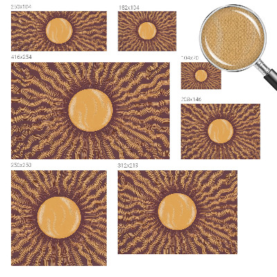 Peel and stick fototapet Solens strålar