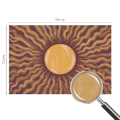 Peel and stick fototapet Solens strålar