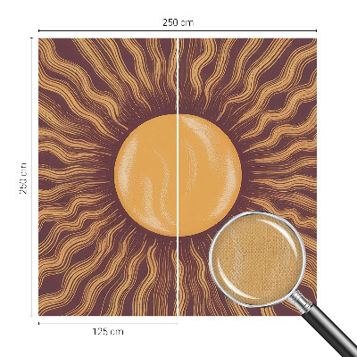 Peel and stick fototapet Solens strålar