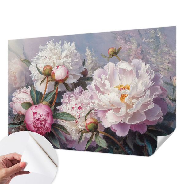 Fototapet för barn Pionbukett