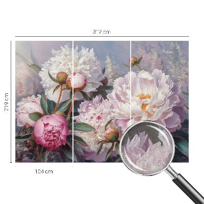 Fototapet för barn Pionbukett