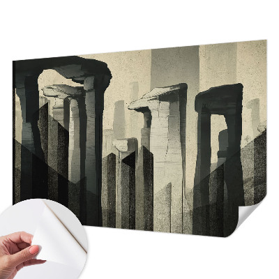 Självhäftande fototapet Rå arkitektur