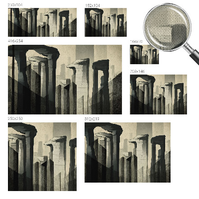 Självhäftande fototapet Rå arkitektur