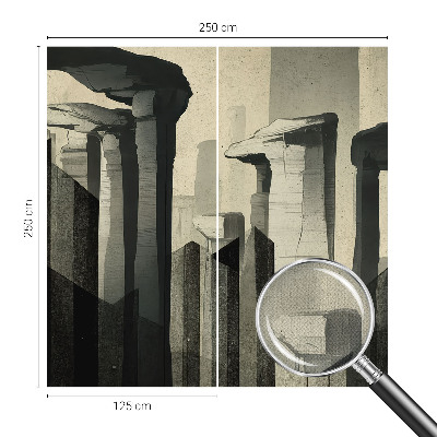 Självhäftande fototapet Rå arkitektur