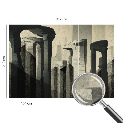 Självhäftande fototapet Rå arkitektur