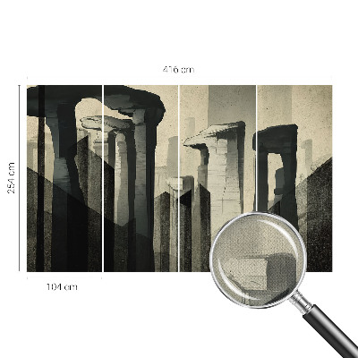 Självhäftande fototapet Rå arkitektur