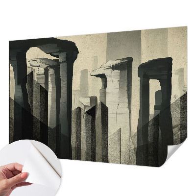 Självhäftande fototapet Rå arkitektur