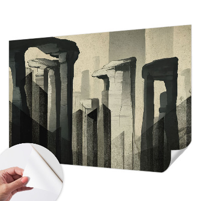 Självhäftande fototapet Rå arkitektur