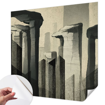 Självhäftande fototapet Rå arkitektur