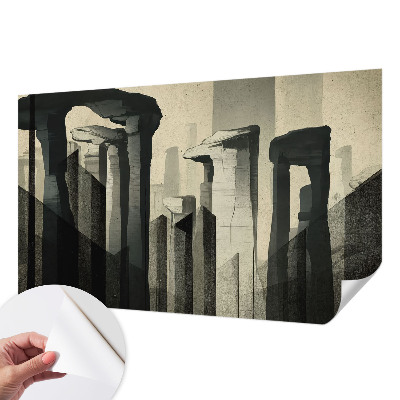 Självhäftande fototapet Rå arkitektur