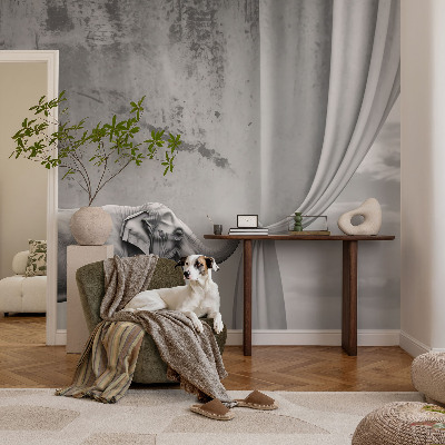 Fototapet för barn Surrealistisk elefant