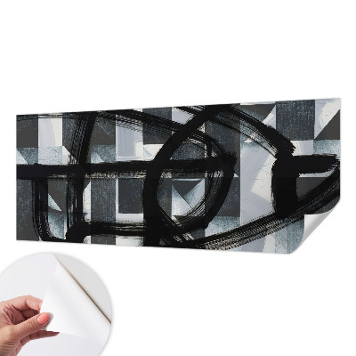 Peel and stick fototapet Uttrycksfull geometri