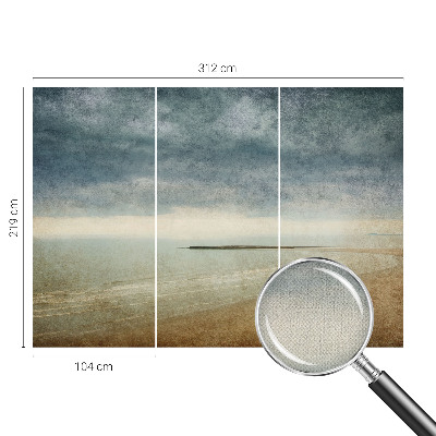 3D fototapet Nostalgiskt landskap
