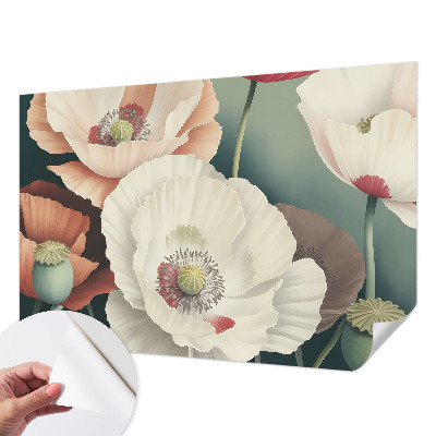 Fototapet barn med blommigt motiv