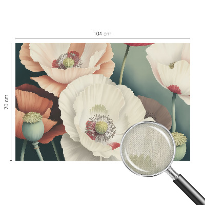 Fototapet barn med blommigt motiv