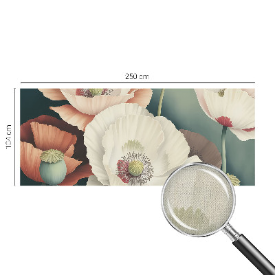 Fototapet barn med blommigt motiv