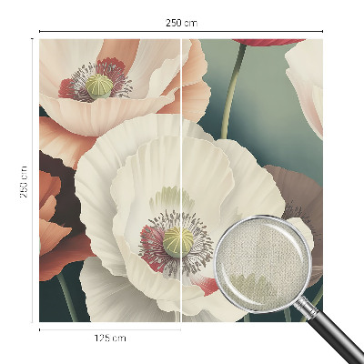Fototapet barn med blommigt motiv
