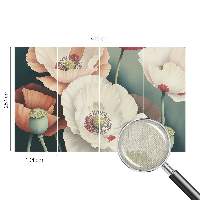 Fototapet barn Blommig skönhet