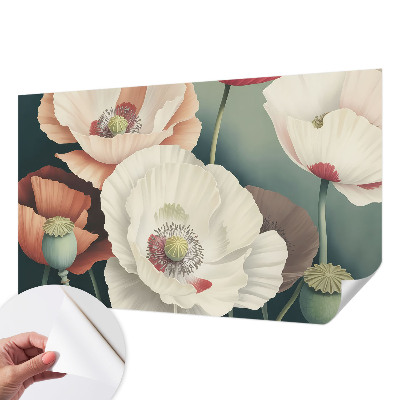 Fototapet barn med blommigt motiv