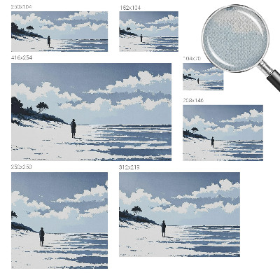 Fototapet barnrum Tystnad på stranden