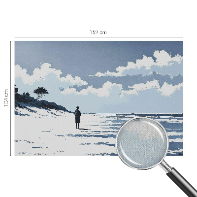 Fototapet barnrum Tystnad på stranden