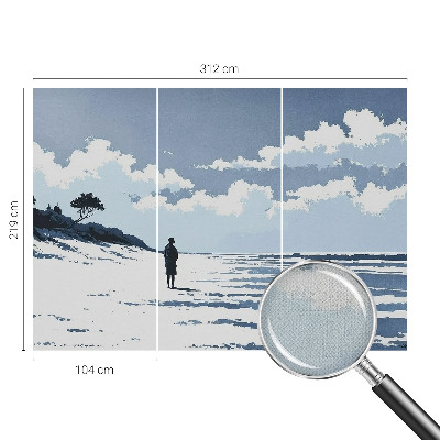 Fototapet barnrum Tystnad på stranden