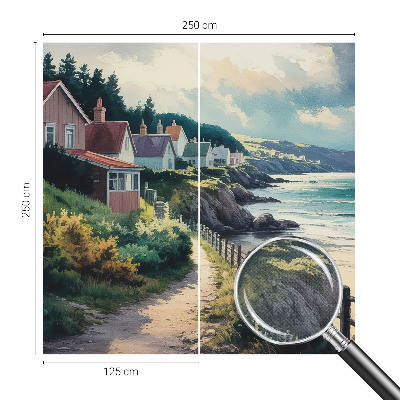 Självhäftande fototapet Klipphus