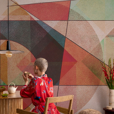 3D fototapet Geometrisk abstraktion