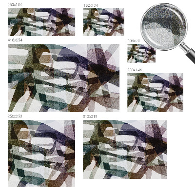 Fototapet för barn Färgglada rosetter