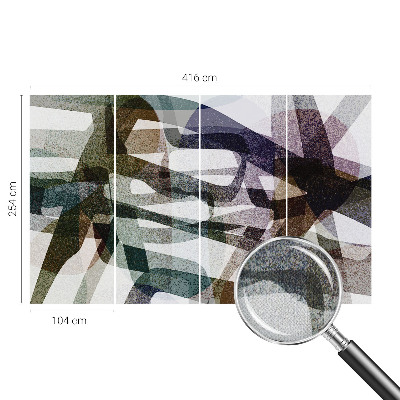 Fototapet för barn Färgglada rosetter