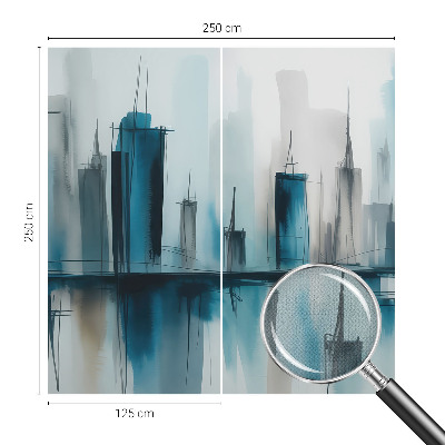 3D fototapet Stadslandskap