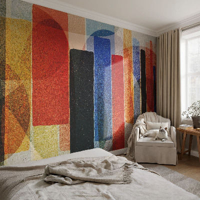 Fototapet för barn med geometriska former