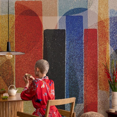 Fototapet för barn Geometriska former