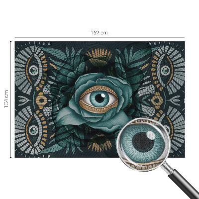 Fototapet barnrum Blomöga