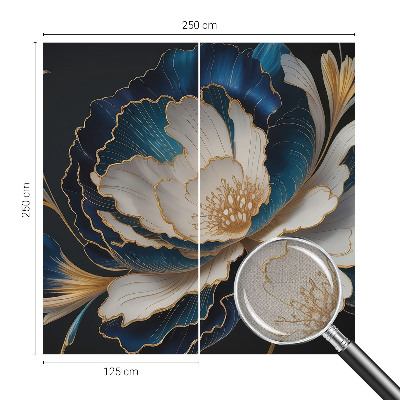 Fototapet barnrum Blommönster