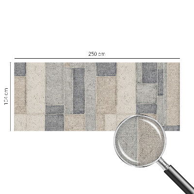 Självhäftande fototapet med ett mönster av geometrisk mosaik