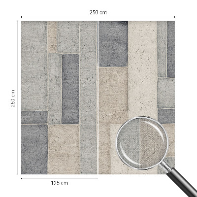 Självhäftande fototapet med ett mönster av geometrisk mosaik