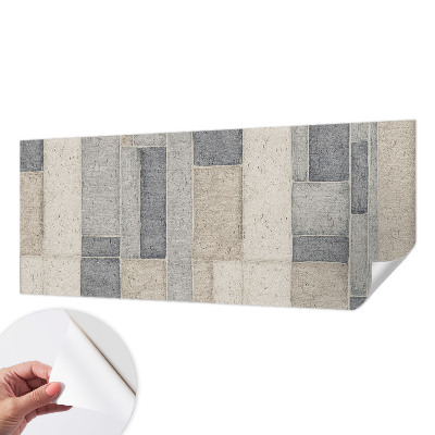 Självhäftande fototapet med ett mönster av geometrisk mosaik