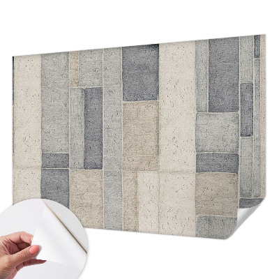 Självhäftande fototapet med ett mönster av geometrisk mosaik