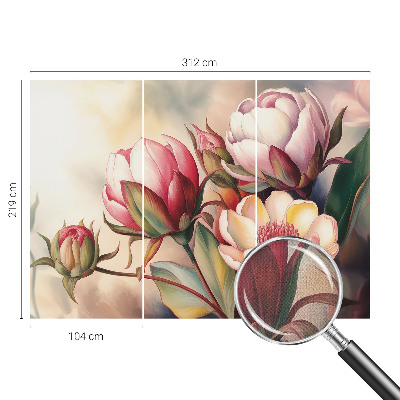 Fototapet för barn En bukett blommor