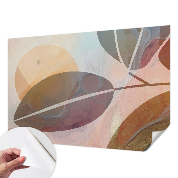 Självhäftande fototapet Harmoniska blad
