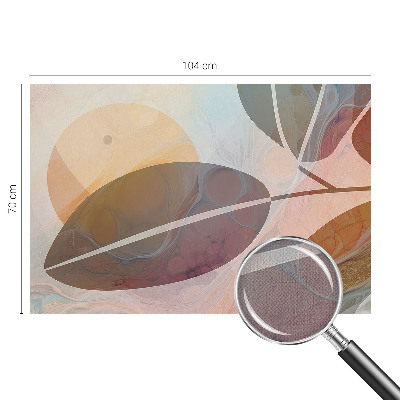 Självhäftande fototapet Harmoniska blad