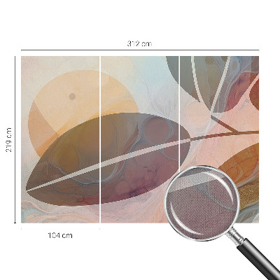 Självhäftande fototapet Harmoniska blad