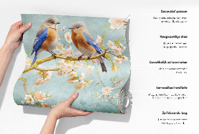 3D fototapet Romantiska blommor