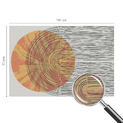 Fototapet för barn Cirkel med linjer